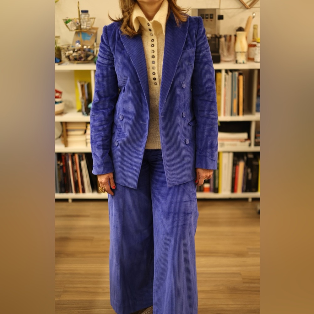 Suit from COS in corduroy